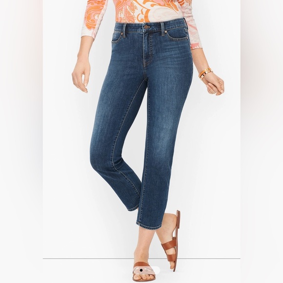 Talbots Denim - Talbots Straight Leg Crop Jean